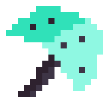 Cyan Mushroom