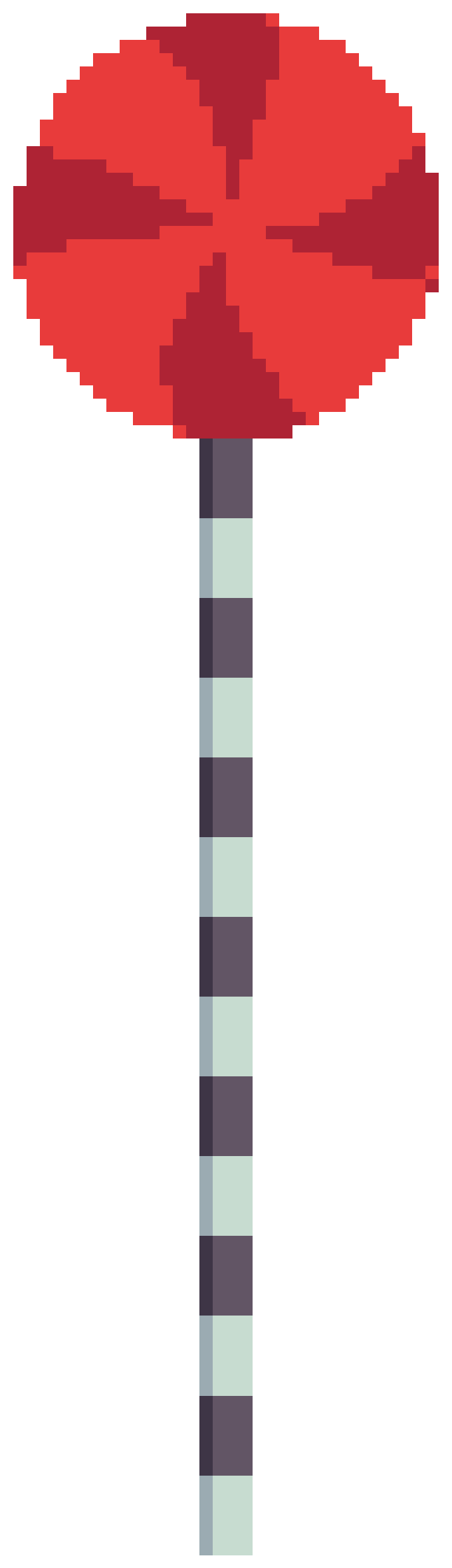 Red Lollipop Tree|100